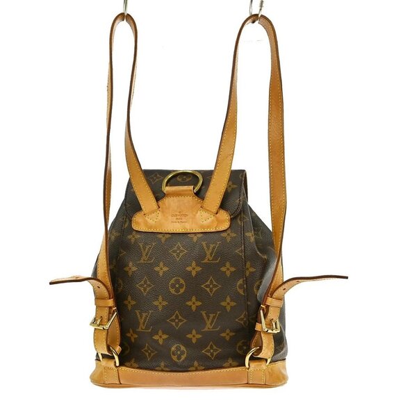 LOUIS VUITTON MONTSOURIS MM BACKPACK BAG PURSE MONOGRAM M51136 SP0938 YQ00452 - Picture 2 of 12